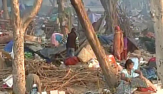 Delhi slum